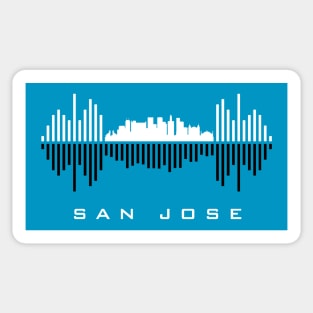 San Jose City Soundwave Sticker